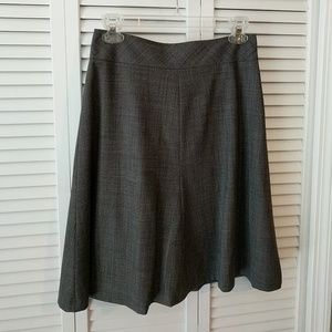 Banana Republic gray a-line skirt, size 8
